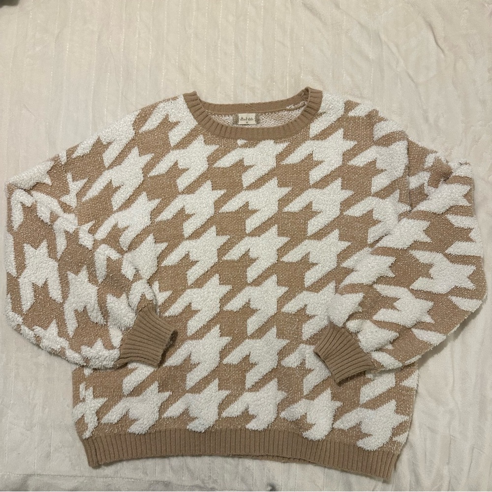 Altar’D State Oversized Houndstooth Sweater